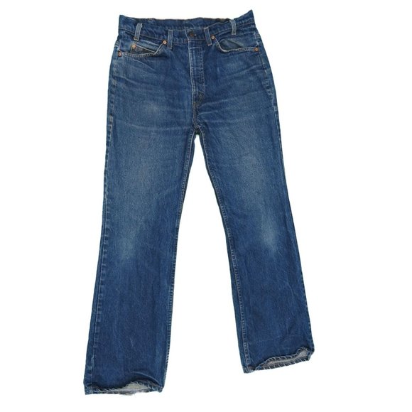 1970s Vintage Levis 517 Orange Tab Jeans 34x31